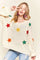ADORA Multi Color Star Sweater Top